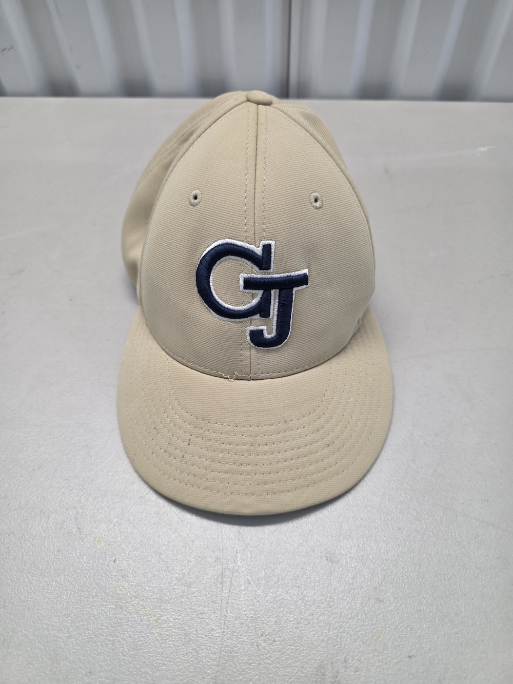 Georgia Tech Fitted Cap Hat PTS20 Size XS-SM  Richardson Hat Gold Players Cap